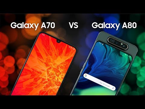 삼성 Galaxy A70 vs Galaxy A80 | 비교!