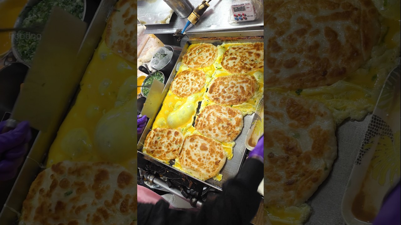 달인?!! 신뎬 10초 계란전병 - Have You Tried It? Xindian 10-second Egg Pancake