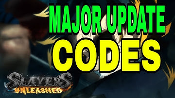 [MAJOR UPDATE + NEW CODES] Slayers Unleashed Codes [Roblox]