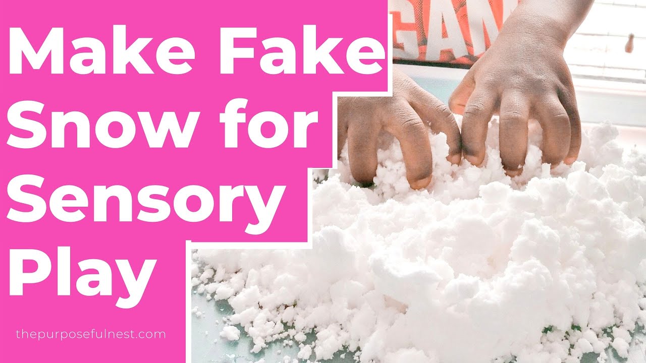 How to Make Fake Snow - The Best Ideas for Kids