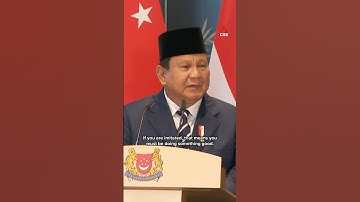 Indonesia meniru beberapa kebijakan Singapura "dengan bangga": Prabowo