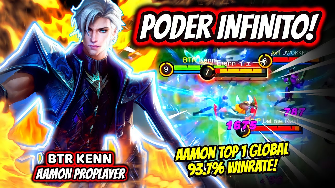 Â¡NI SIQUIERA PAQUITO PUEDEN DETENER A KENN! AAMON TOP 1 GLOBAL 93.7% WINRATE! | MOBILE LEGENDS