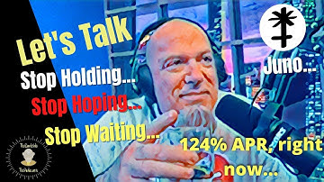 Juno Crypto - 123 Percent staking APR, and you are getting it in 5 minutes. Great tech!