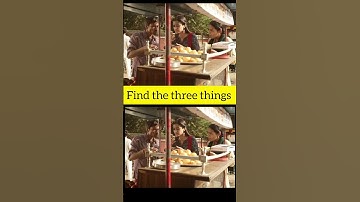 Can you find all 3 hidden objects in just 5 seconds#FindTheDifference #HiddenThings
