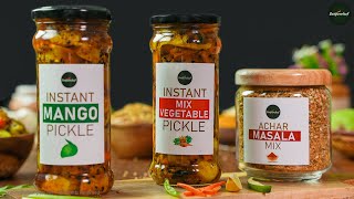 Instant Mango Pickle & Instant Mix Vegetable Pickle | Homemade Achar Recipe By SooperChef