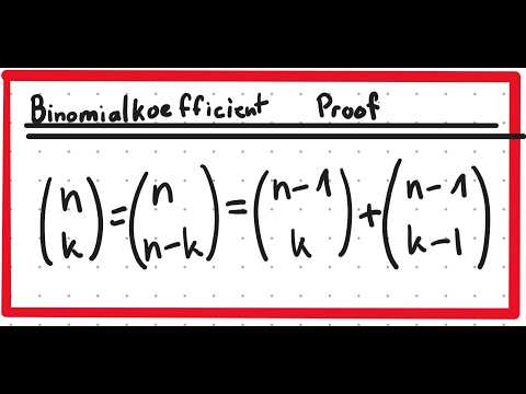 Binomial Coefficient Proof - Daishinfinity