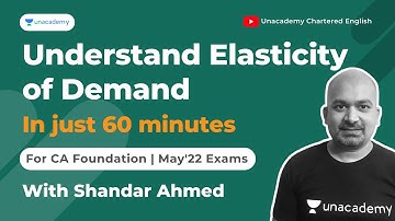 Understand Elasticity of Demand | For CA Foundation May