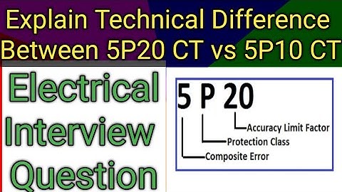 5P10 vs 5P20 | How To Read CT Code| Current Transformer | Hindi