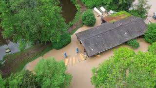 Hochwasser in Wadgassen Saarland