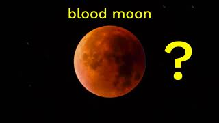 How often does a blood moon happen?