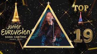 Junior Eurovision 2021 | My Top 19 (New: 🇦🇲)