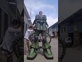 The 26m tall zaku cosplay by zuodaojudega tiktok