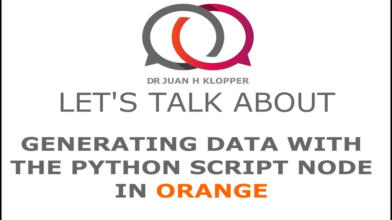 Python scripts in Orange - YouTube