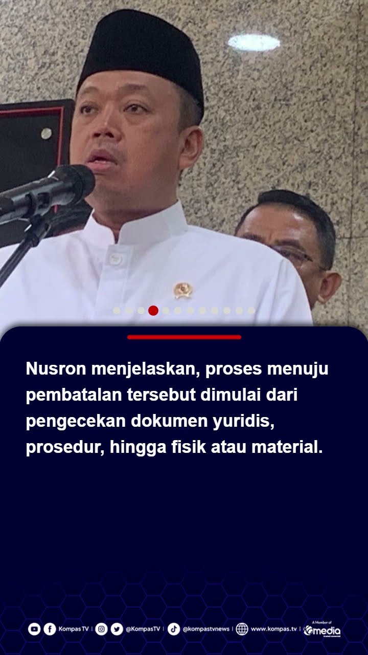 Menteri ATR Batalkan 50 Sertifikat HGB dan SHM di Area Pagar Laut Tangerang #pagarlaut