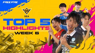 Mãn nhãn với các pha xử lý của các đội tuyển Thái Lan | TOP 5 Highlight Tuần 6 FFWS SEA 2024 Spring