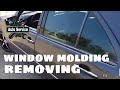 Removing Window Moldings Mercedes w210