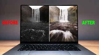 LUMINAR NEO EDITING - Blending and Editing an Epic Moody Waterfall screenshot 4