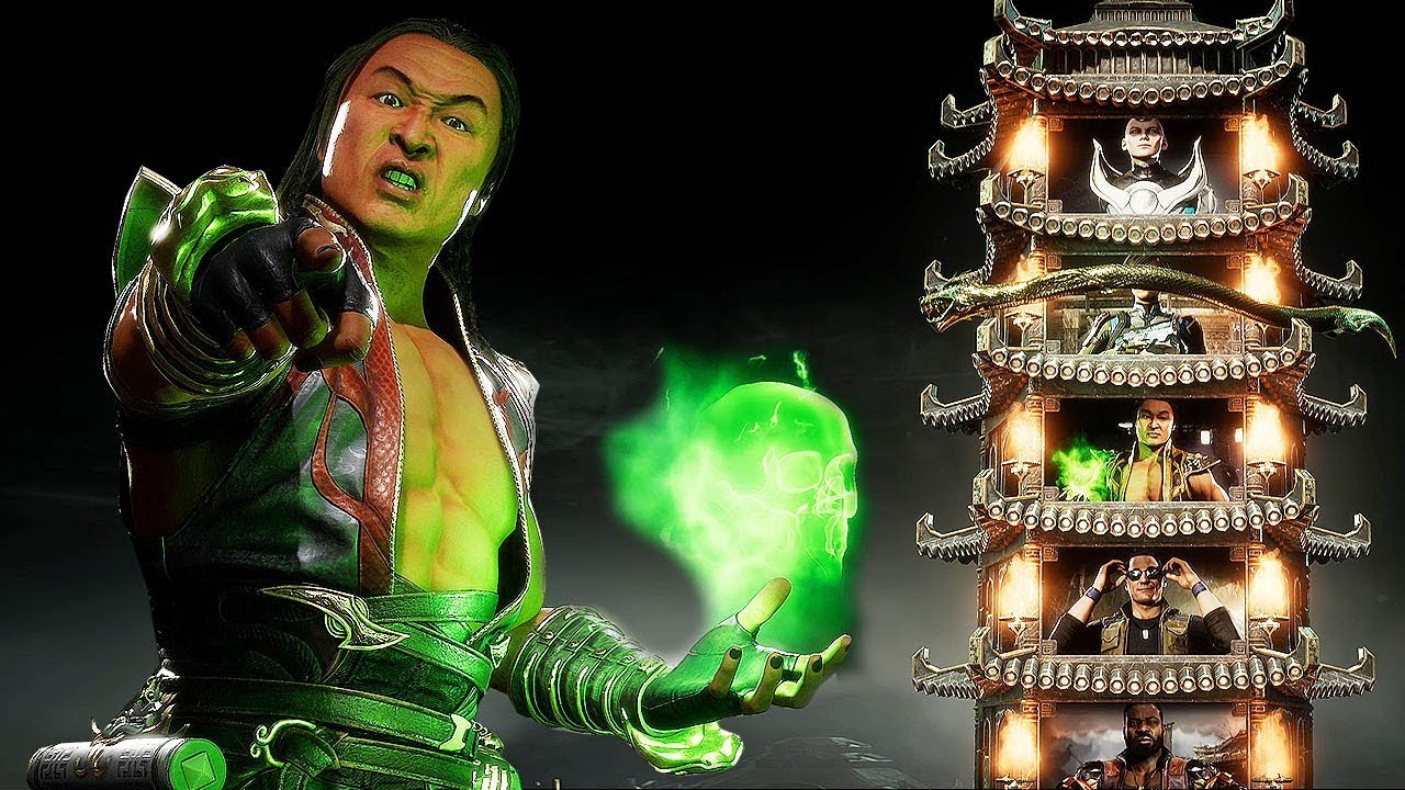 MORTAL KOMBAT 11 - SHANG TSUNG Klassic Towers Gameplay (Hard Difficulty) @ 1080p (60ᶠᵖˢ) ✔