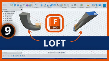 #9 How to Use the Loft Command | Fusion 360 Tutorial |