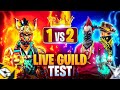 Live custom playing with subscribers  ll guild test 1v2 live  ll teamoplive shortslive