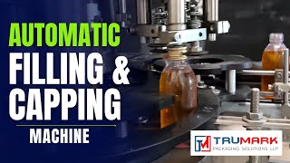 AUTOMATIC PHARMA BOTTLES FILLING &amp; CAPPING MACHINE