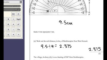 PGSMaths: EdExcel March 2013 2F Q20 - Bearings