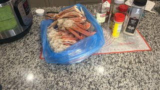Instant Pot crab legs