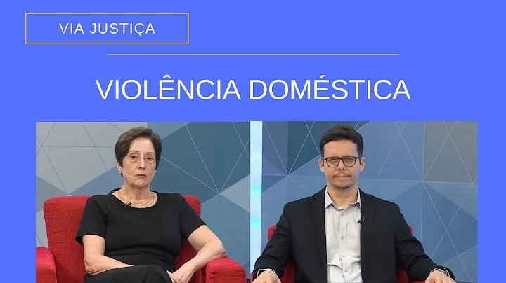 Desembargadora Evangelina Duarte e assistente social Gustavo de Melo abordam a Violncia Domstica