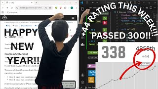 Atcoder | Road to 400(Current Rating:338, +44 this week) | C++ | No Talking