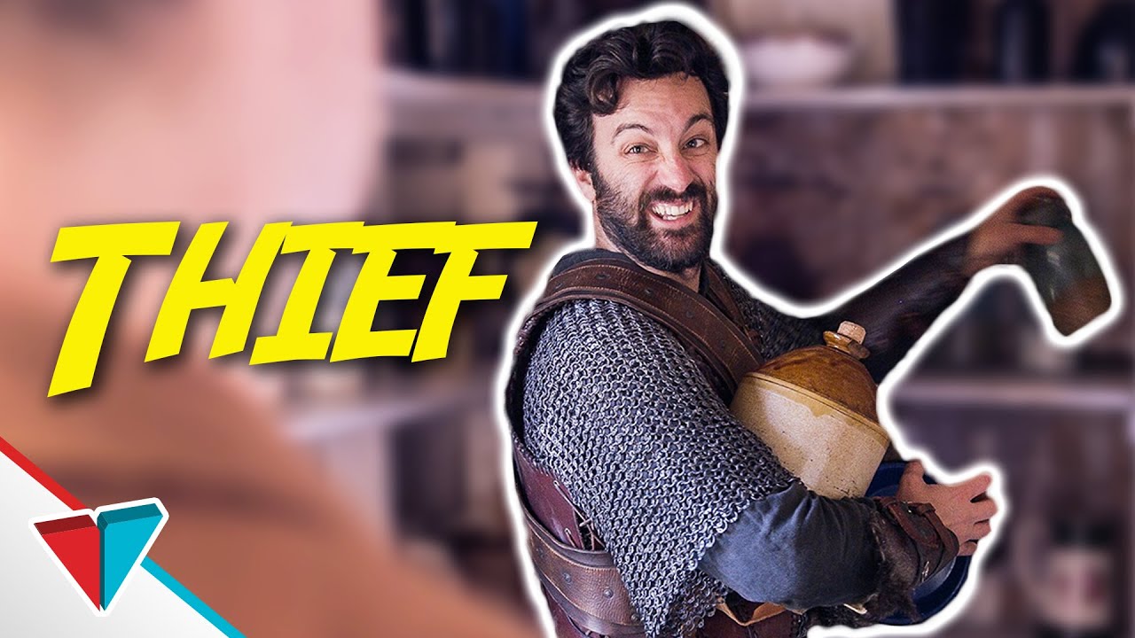 Stealing from shopkeepers in Skyrim Thief YouTube