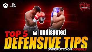 TOP 5 DEFENSIVE TIPS FOR CONSOLE!  Let us help prepare you for Undisputed Console Release! Profile