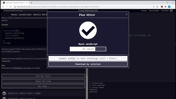 Basic Javascript (79/111) | Return Early Pattern for Functions | freeCodeCamp