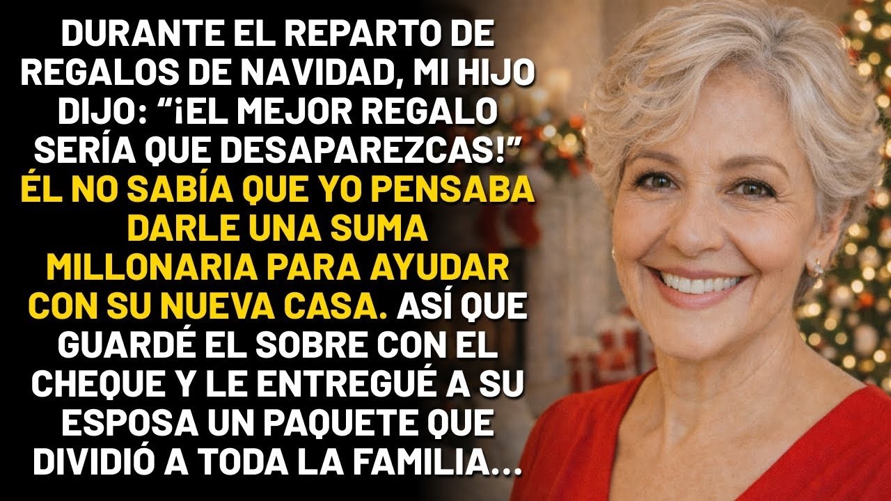 “¡Esta Navidad solo quiero que te alejes!”, dijo mi hijo  Entonces le di lo que pidió… pero a mi