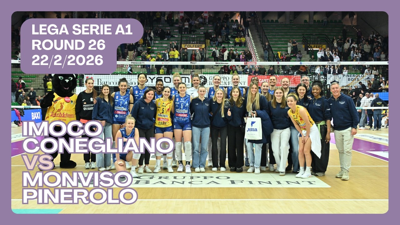 🏐Imoco Conegliano vs Monviso Pinerolo | Lega Serie A1 25/26 Round 26 | Italian League Women