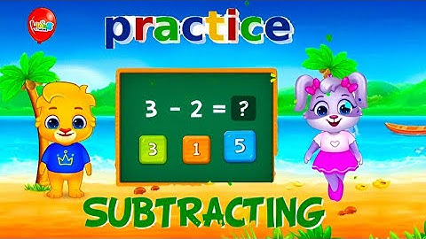 123 Math Kids- Subtraction Practice Up to 10 with Lucas and Ruby | Rv Appstudio Game