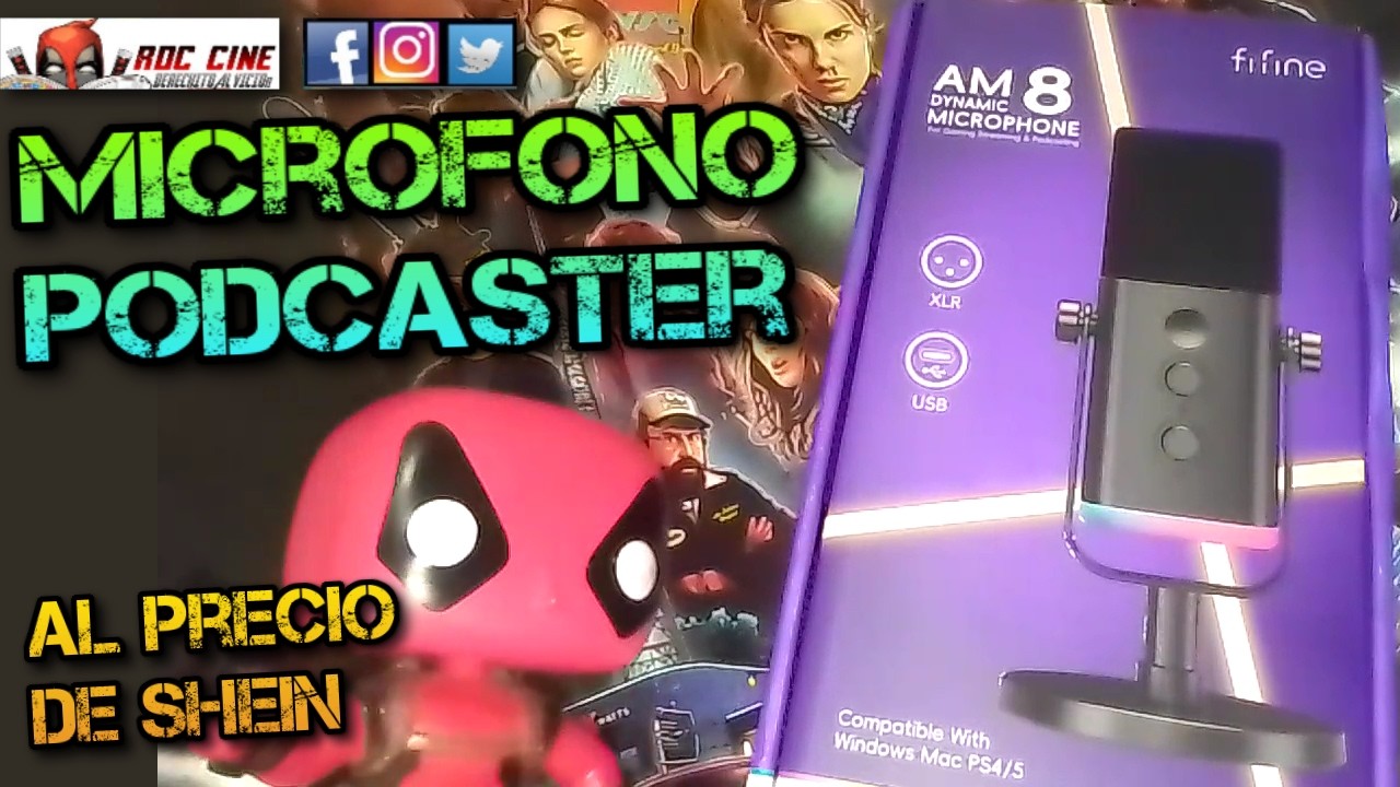 Descuento Digital en SHEIN | Unboxing Microfono Fifine AM8 | Volvete todo un Streamer | RDC Cine