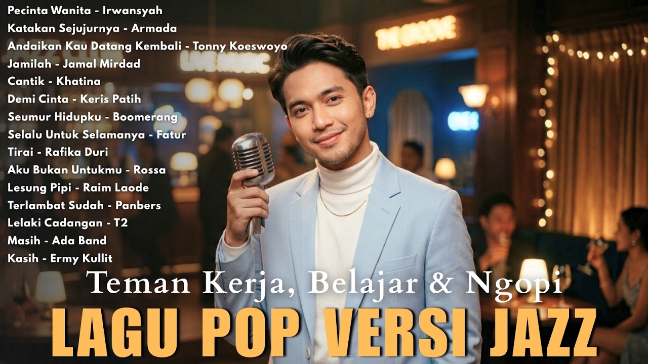 Lagu Pop Hits Indonesia Versi Jazz ☕ Musik Santai untuk Kerja \u0026 Belajar