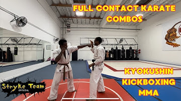 Full Contact Karate Combos With Sempai Wolf #1