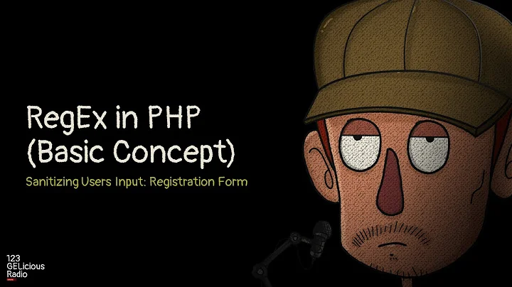 RegEx [Regular Expressions] in PHP (Basic Concept) | Sanitizing Users Input: Registration Form