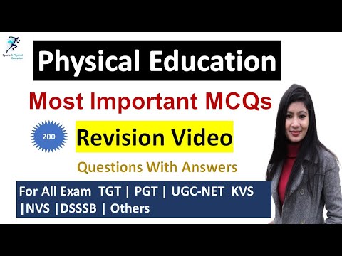 Physical Education MCQ Revision Video Part 2