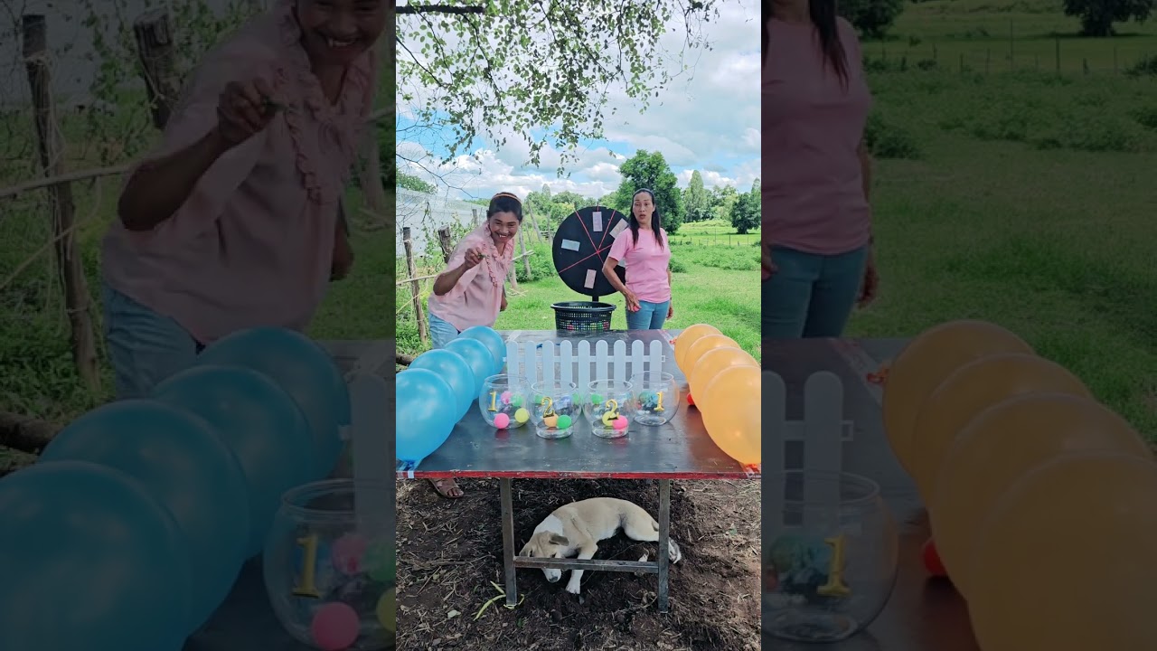 เกมโยนปิงปองใครชนะลุ้นรางวัล2ครั้ง #ยายแปยายเลี่ยน