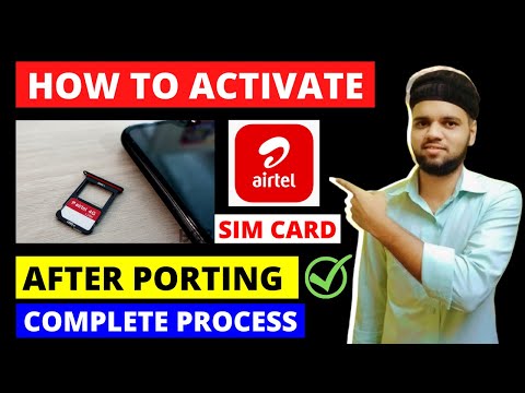 How To ACTIVATE AIRTEL SIM After PORTING | AIRTEL SIM PORT Hone Ke Baad TELE VERIFICATION Kaise Kare