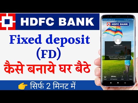 HDFC bank | open fix deposit | How to open fd account in hdfc bank mobile banking