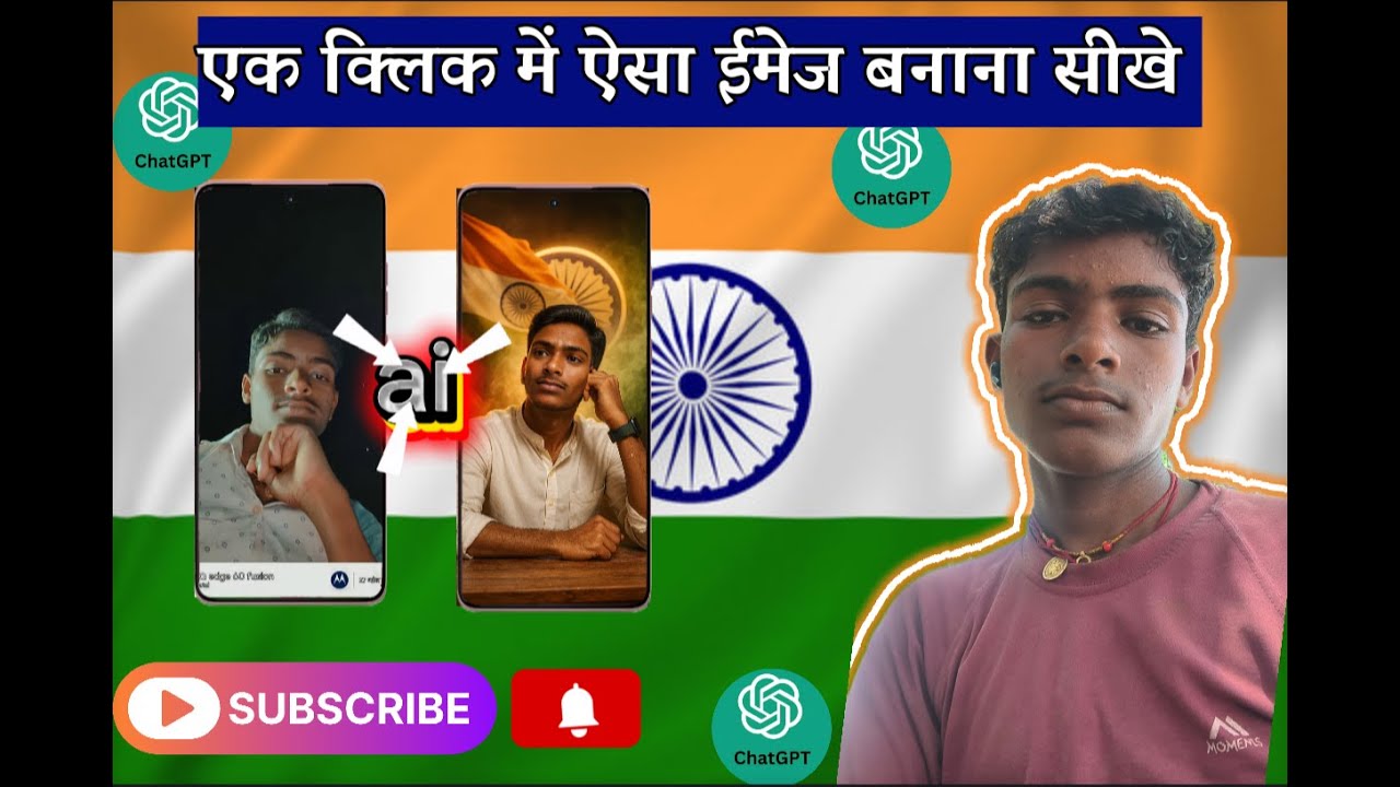 "chatgpt Se 15 August Photo Editing kare– Independence Day Special!"