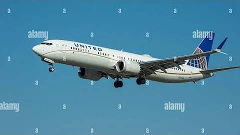 @united United Airlines Boeing 737 Max 9 ✈️🛩️💺Taking Off 🛫 From Cancun (CUN) - Newark (EWR)