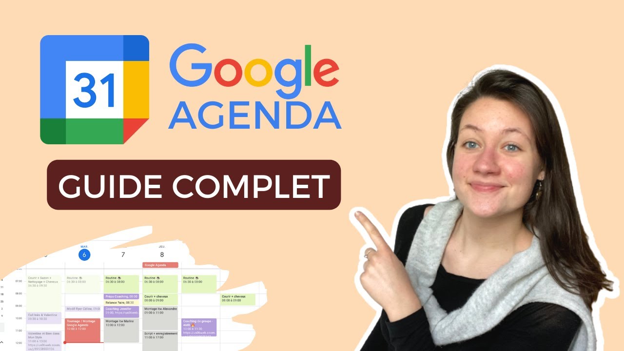 TUTO GOOGLE AGENDA  Comment sorganiser sur Google Calendar  Comment grer son temps ORGANISATION