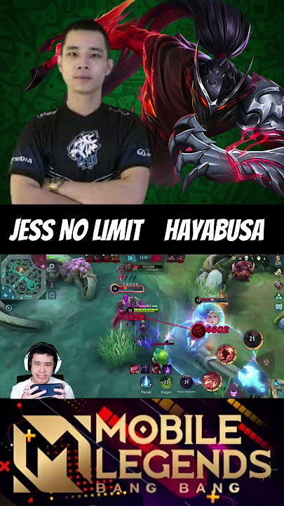 Jess no limit hayabusa op savage🔥 Full Power!! #jessnolimit #hayabusa #mlbb #shorts