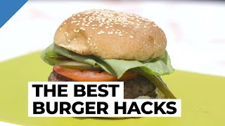 Our favorite hacks for forming, cooking and topping your burger.
subscribe to lifehacker: https://goo.gl/3rnmzw visit us at:
http://www.lifehacker.com/ like ...