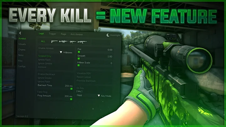 EVERY KILL i get a NEW FEATURE ft. Moonlight.uno