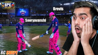 Brevis & Sooryavanshi Opening For RR Vs DC In Rain IPL Auction 2026 RC Swipe (Hardcore Dynamic) screenshot 4